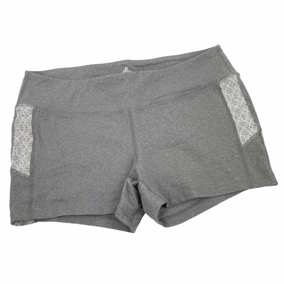 Prana Pants - Prana Grey Athletic Shorts Lace Large